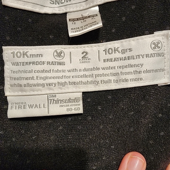 O'Neill women's snowboard jacket size large - Picture 10 of 10